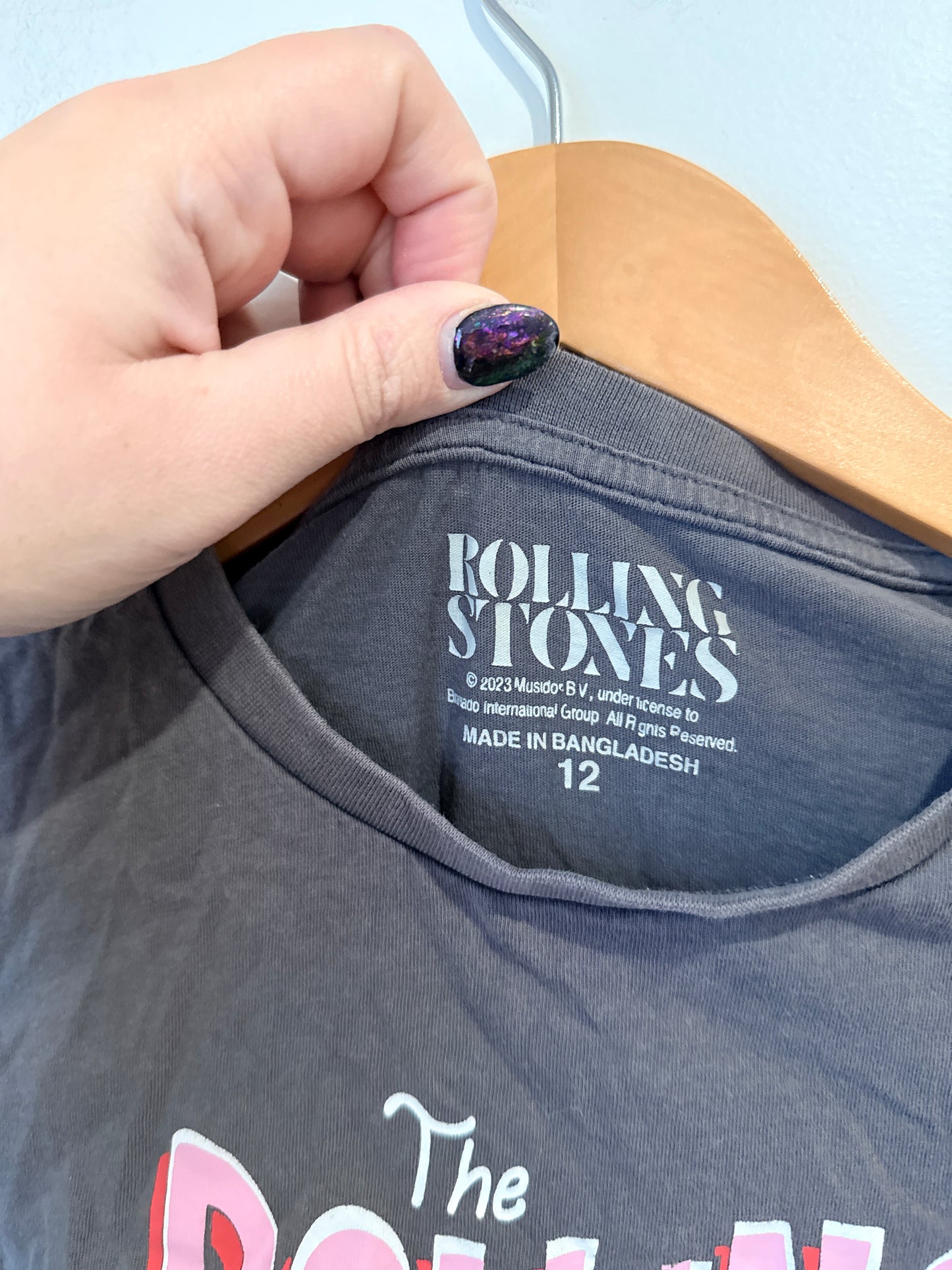 Rolling Stones Long-sleeve T-shirt Size 12