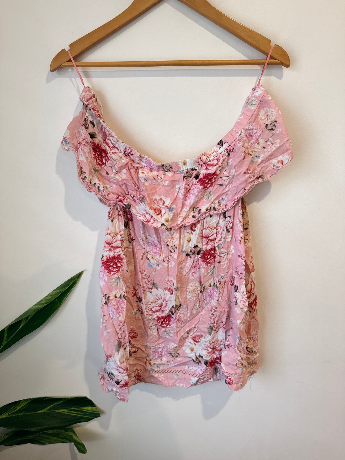 Just Jeans Flounce-trimmed Strappy Dress Size 14
