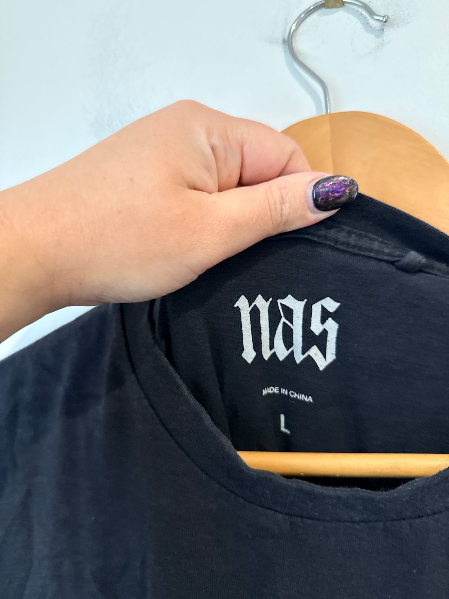 NAS Graphic T-shirt Size L
