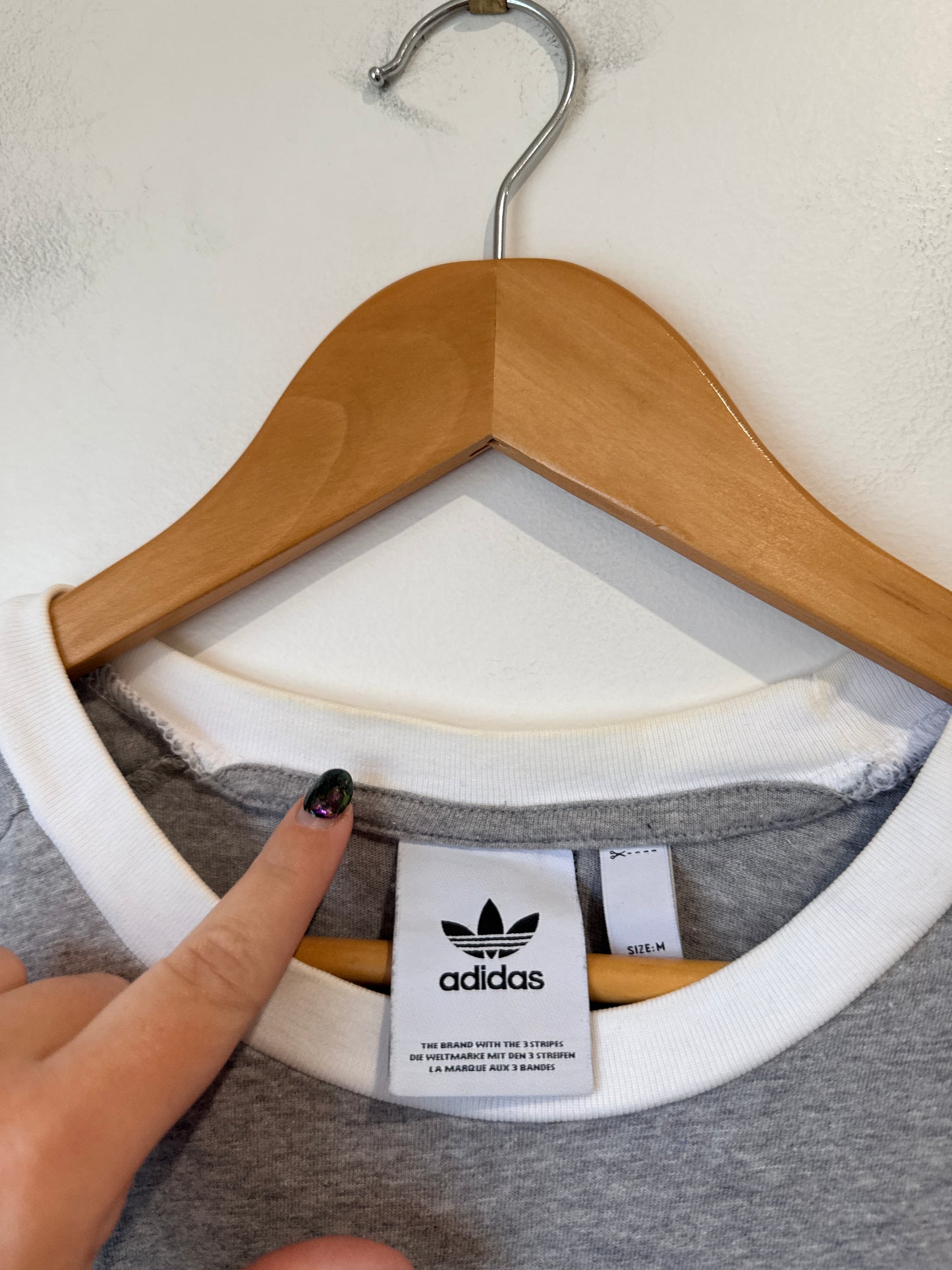 Adidas 3-Stripes Tee Size M