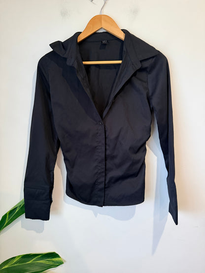 Shein Long-sleeve Button-down Shirt Size XS
