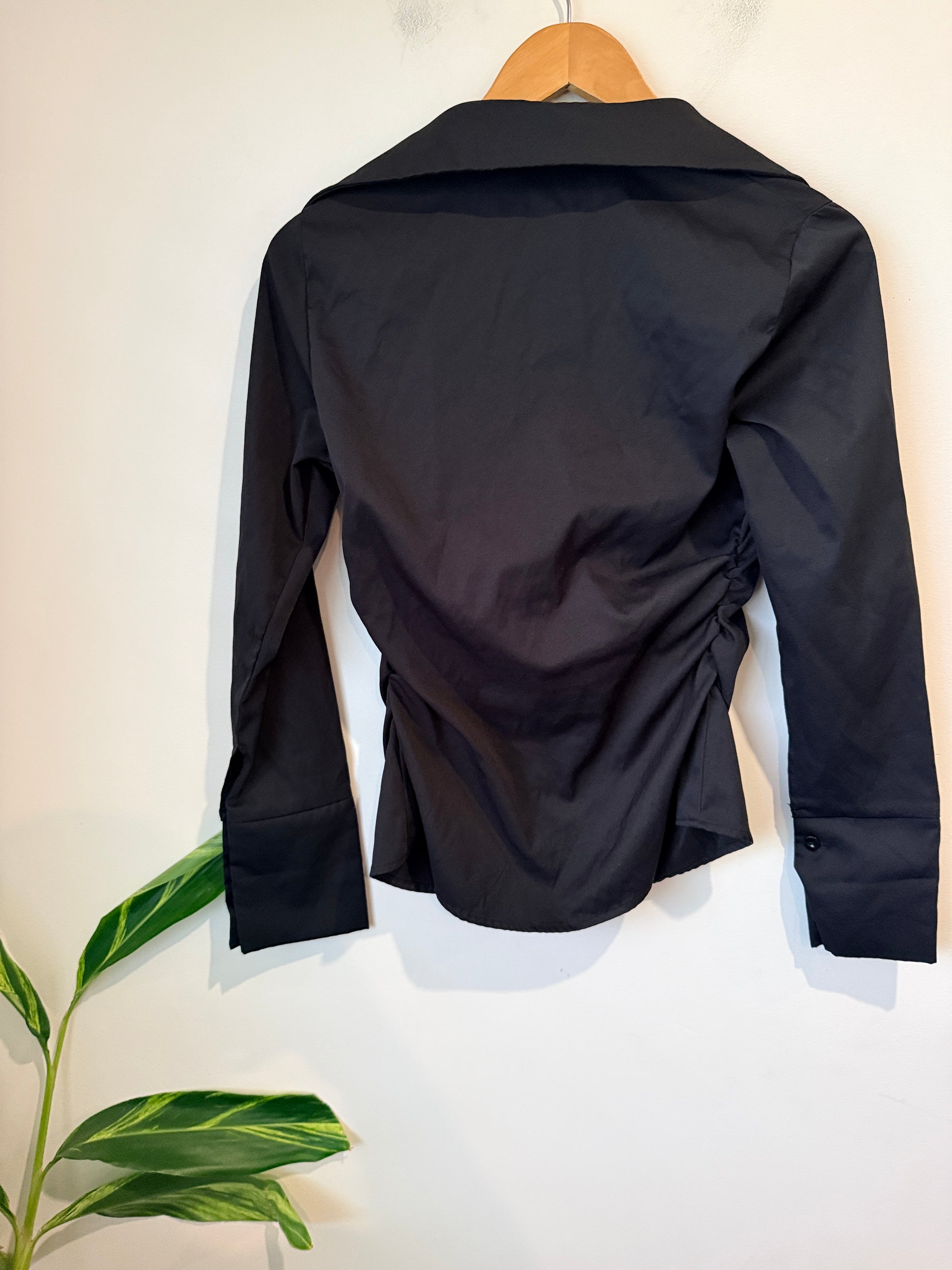 Shein Long-sleeve Button-down Shirt Size XS