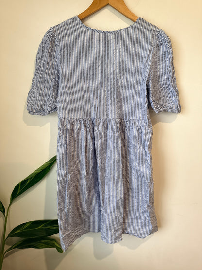 H & H Striped Skater Dress Size 8