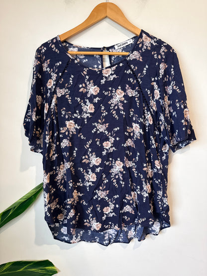 Just Jeans Floral Top Size 14