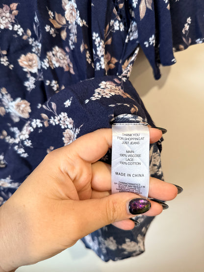 Just Jeans Floral Top Size 14