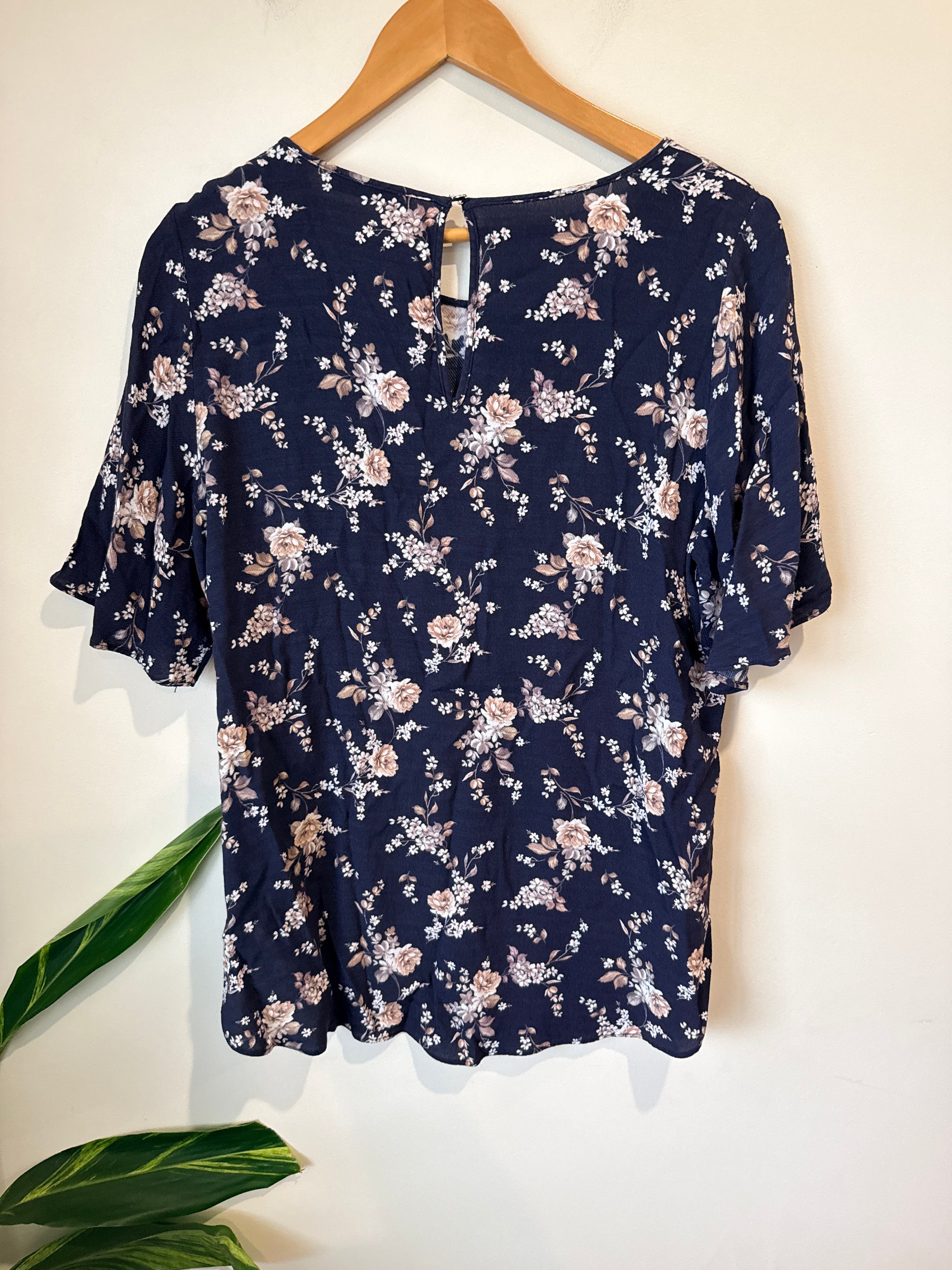 Just Jeans Floral Top Size 14