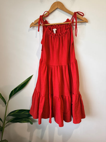 H & M Tie-strap Summer Sundress Size S