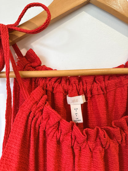 H & M Tie-strap Summer Sundress Size S