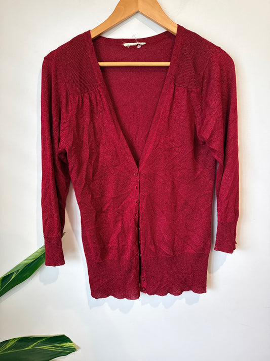 Brand Unknown Knit Cardigan Size U/Arm to U/Arm 47cm