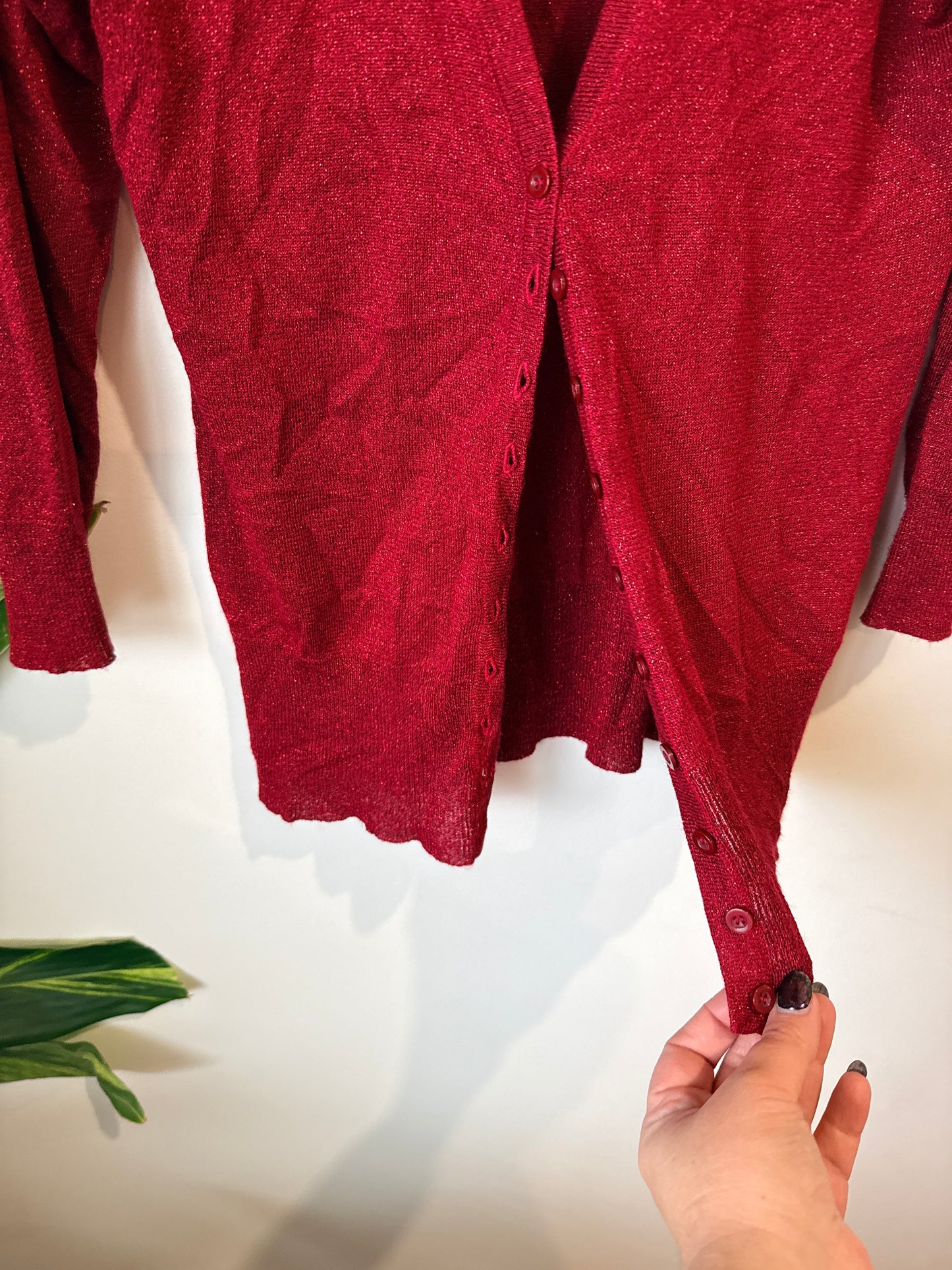 Brand Unknown Knit Cardigan Size U/Arm to U/Arm 47cm