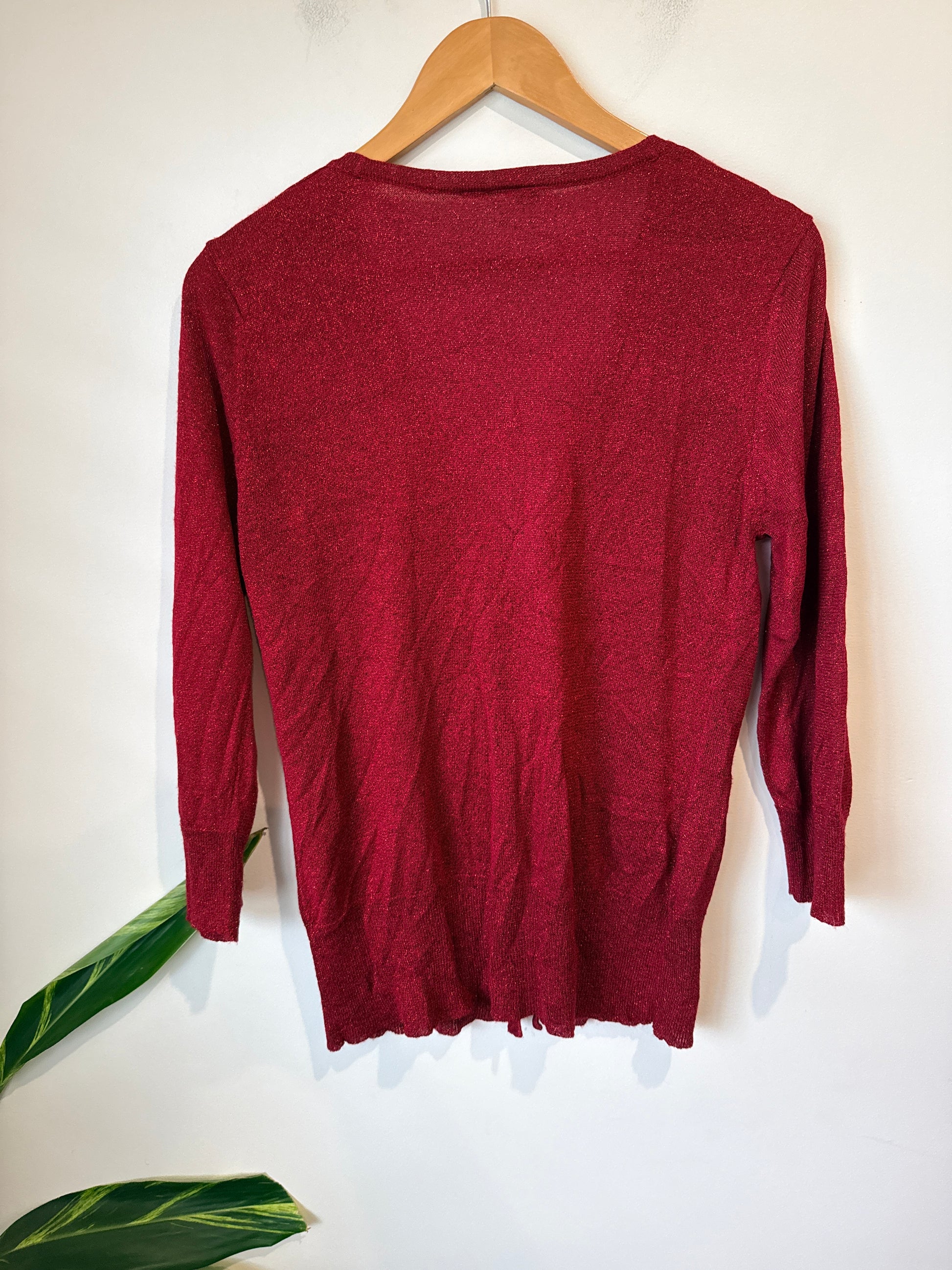 Brand Unknown Knit Cardigan Size U/Arm to U/Arm 47cm