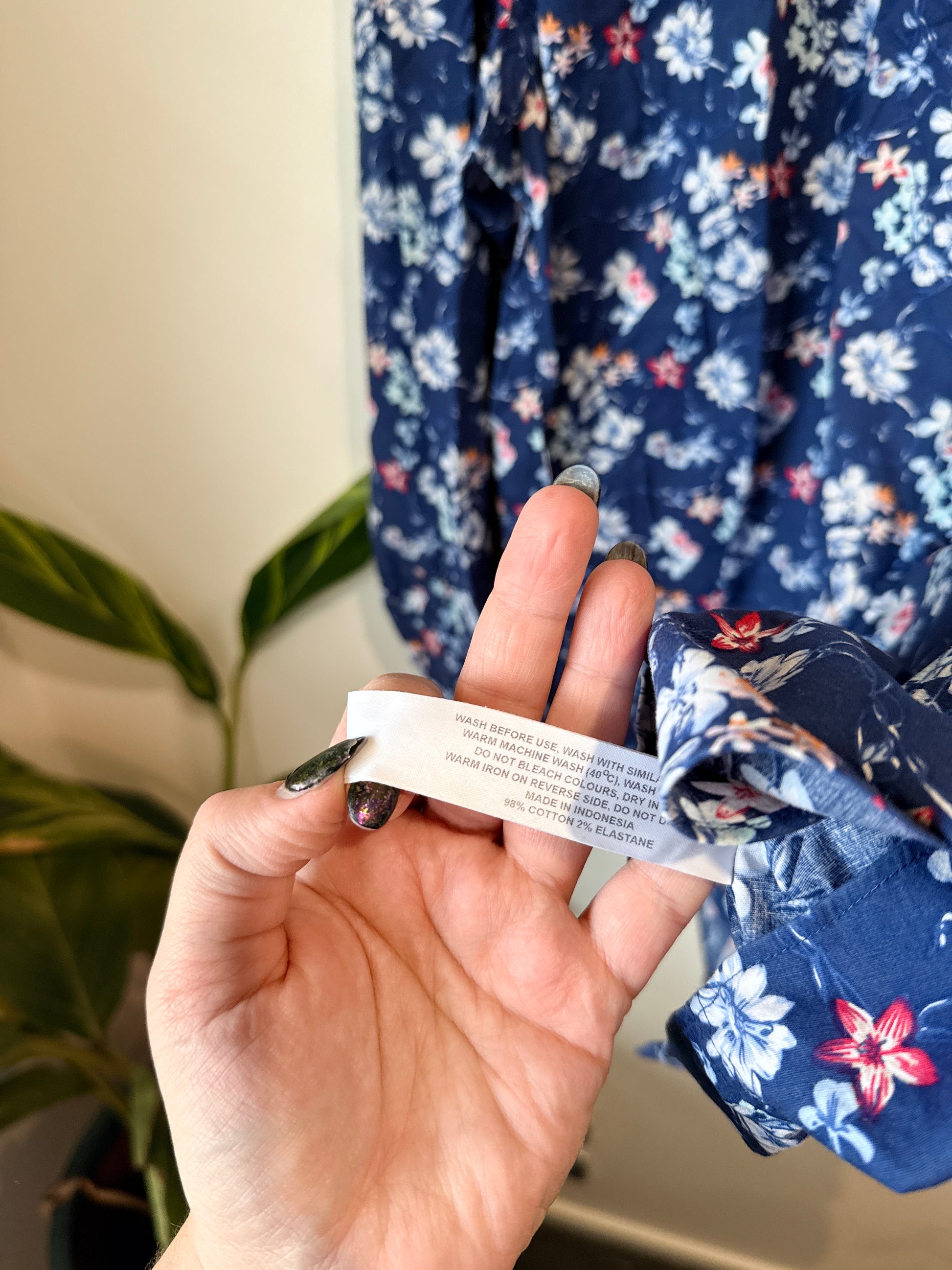 Bracks Floral Print Casual Shirt Size 3XL