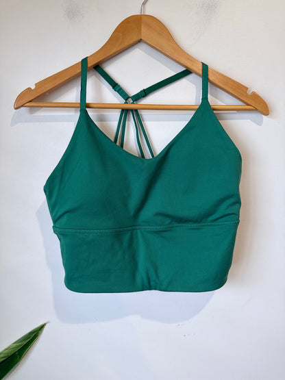 Cotton: On Strappy Back Sports Bra Size L/G