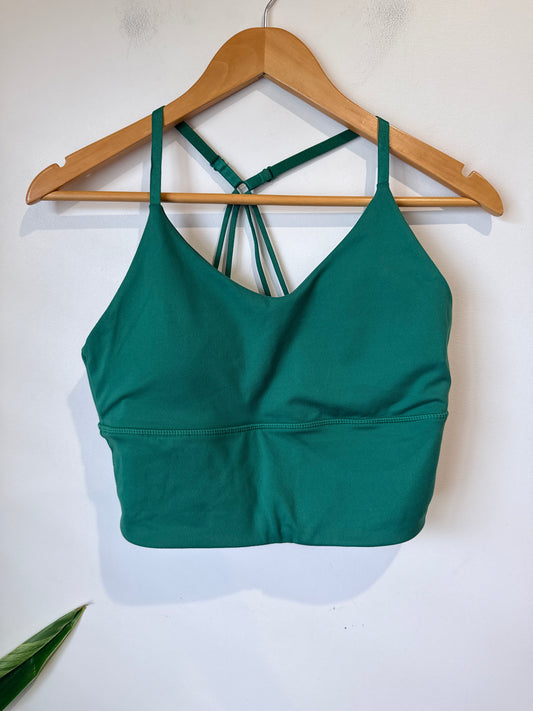 Cotton: On Strappy Back Sports Bra Size L/G