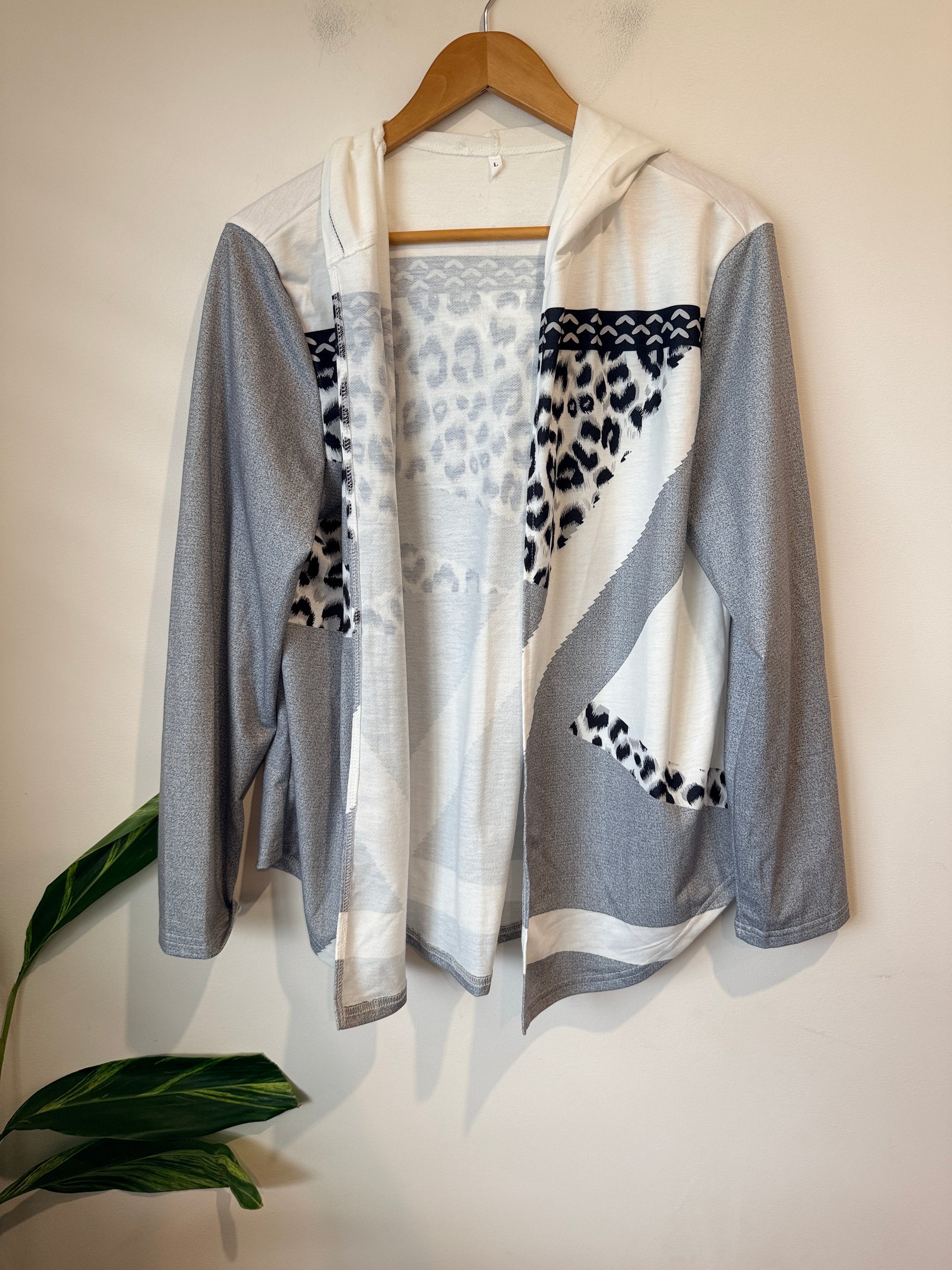 Brand Unknown Patchwork Hoodie Size L