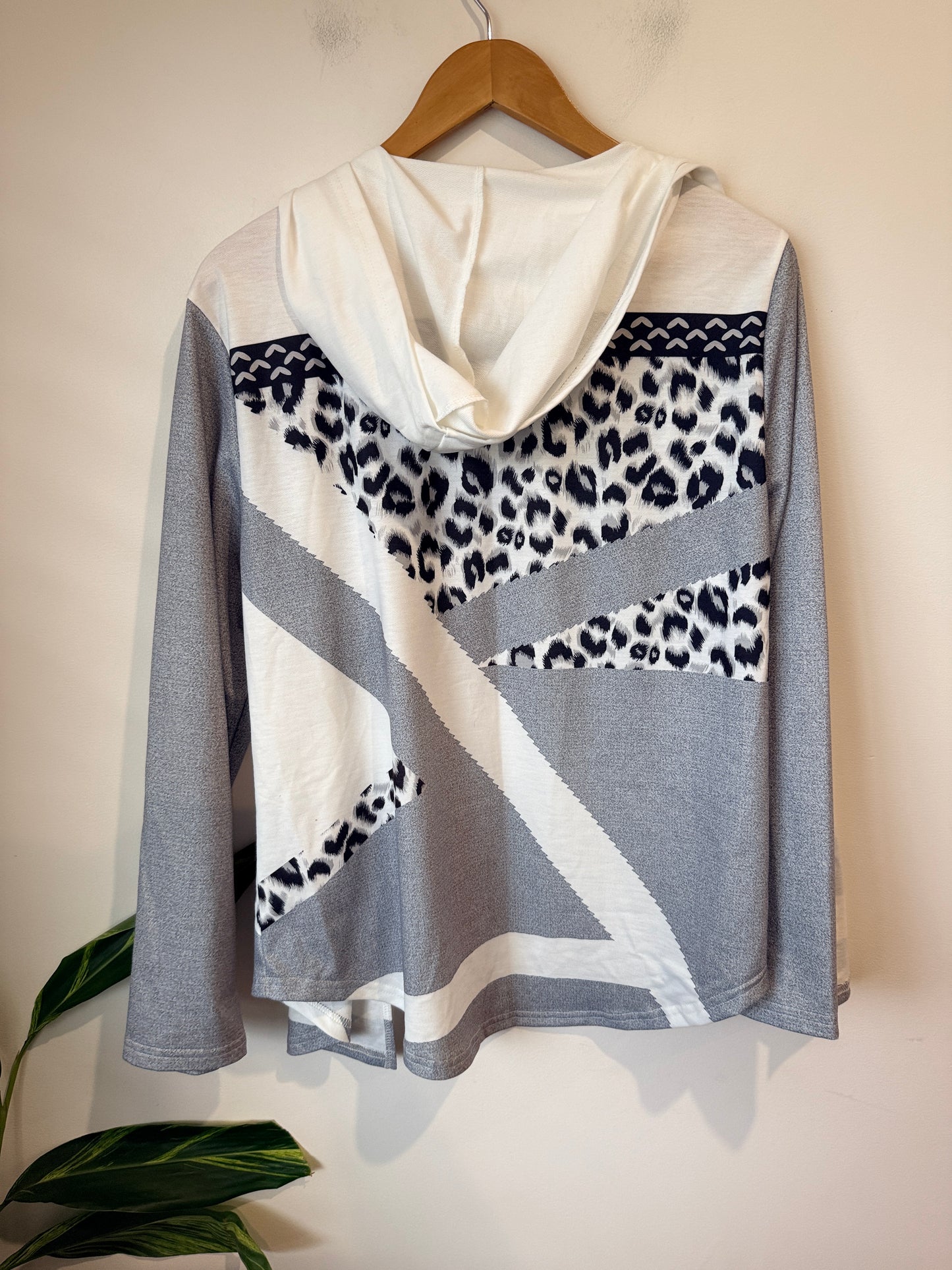 Brand Unknown Patchwork Hoodie Size L