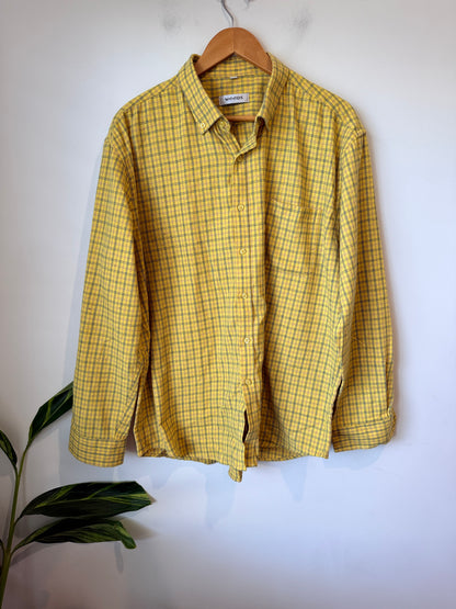 Woods Long-sleeve Shirt Size U/Arm to U/Arm 67cm