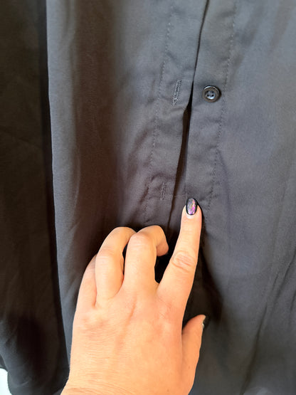 Pagani Semi-sheer Button-up Shirt Size 10