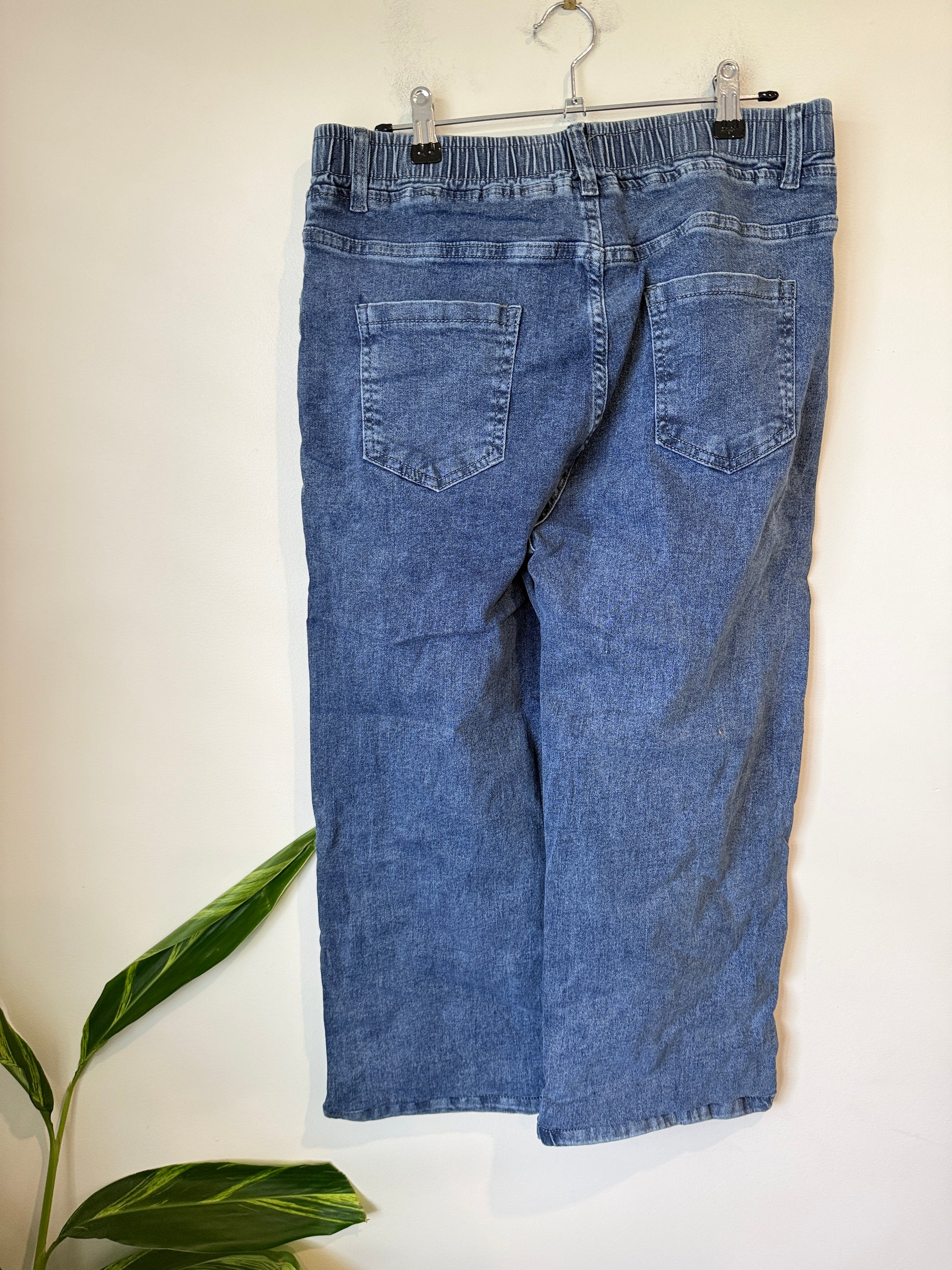 Brand Unknown Palazzo Denim Jeans Size 2XL | Waist 80cm