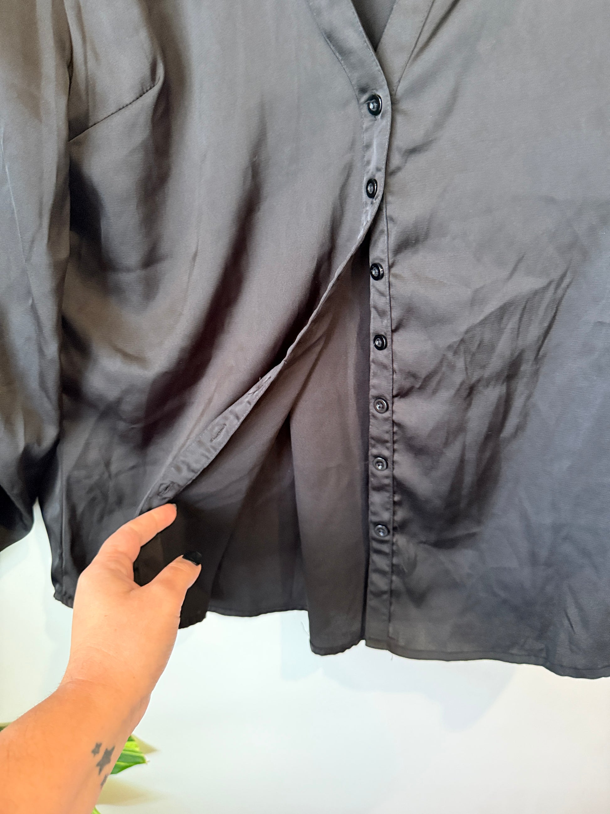 Pagani Button-down Long-sleeve Shirt Size 12