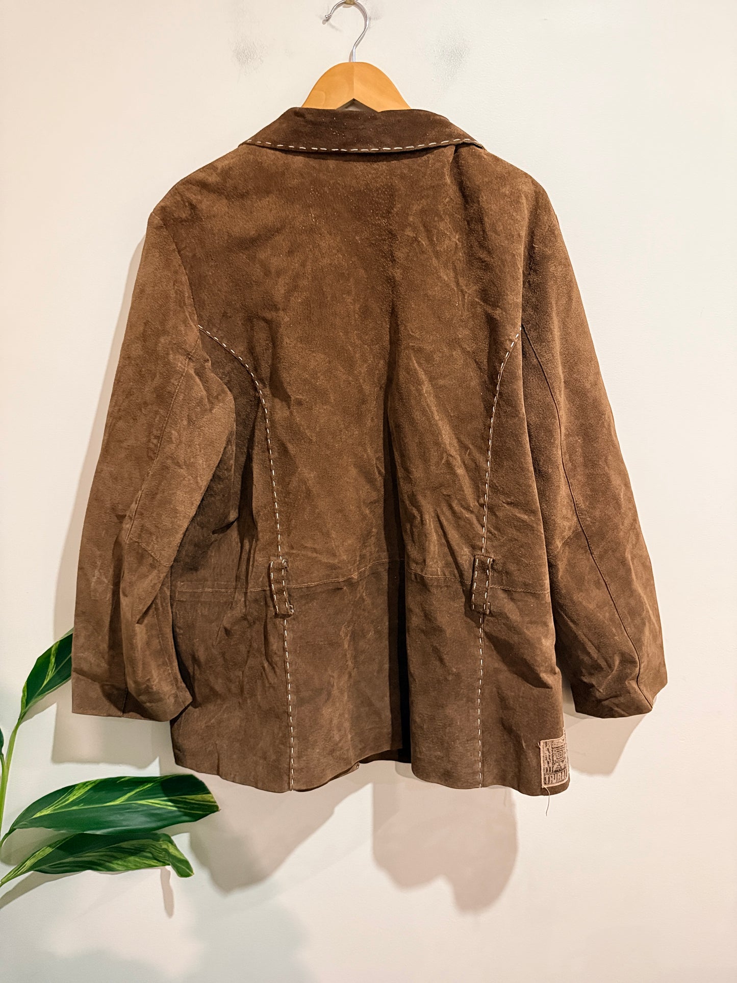 Outbrook Leather Button-up Jacket Size 2XL (20W/22W)