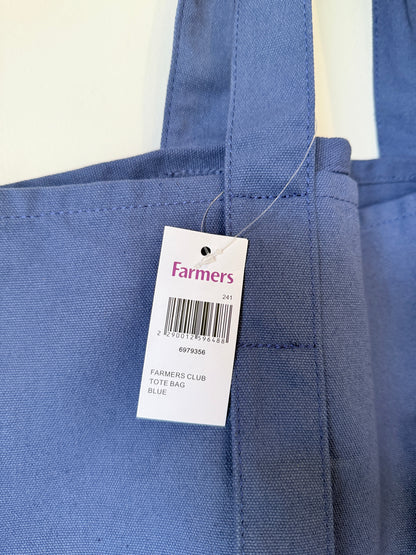Farmers Club Tote Bag – Blue