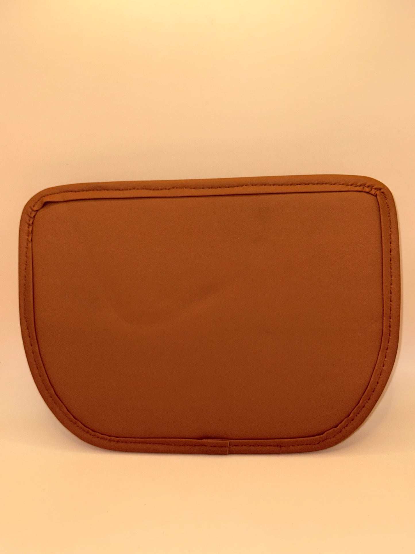 Brown Faux Leather Car Seat Gap Organizer