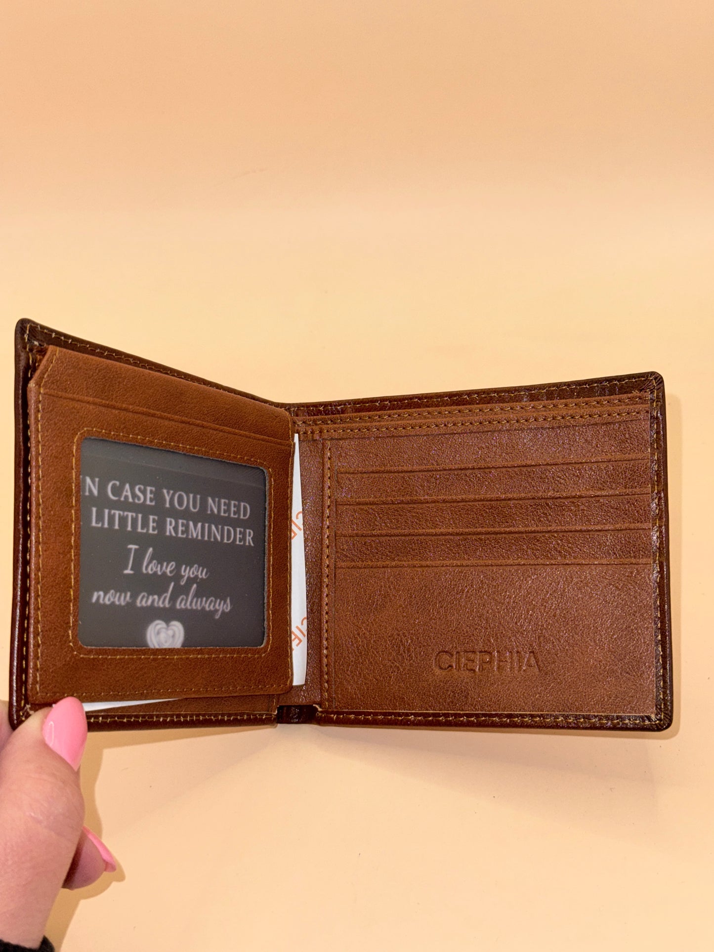CIEPHIA Brown Bifold Wallet