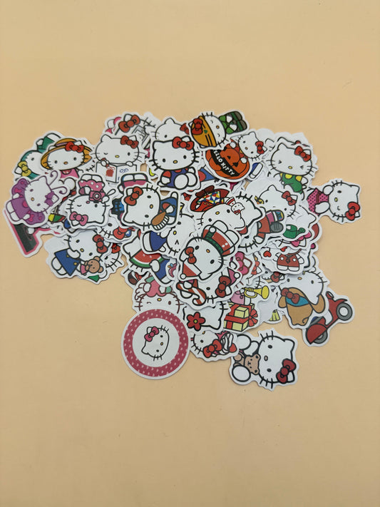 Hello Kitty Sticker Pack – 100 Pieces