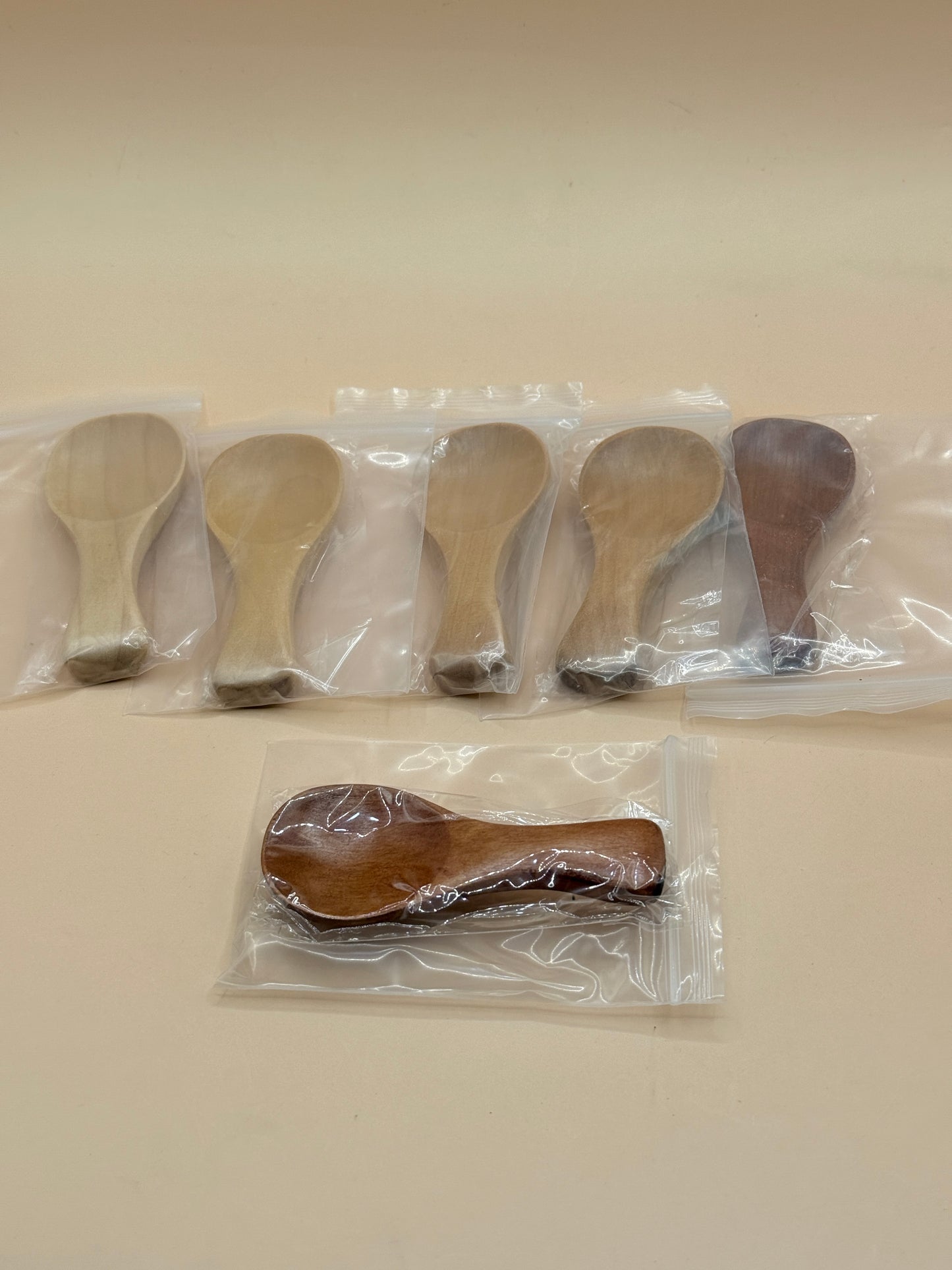 Set of 6 Mini Wooden Spoons