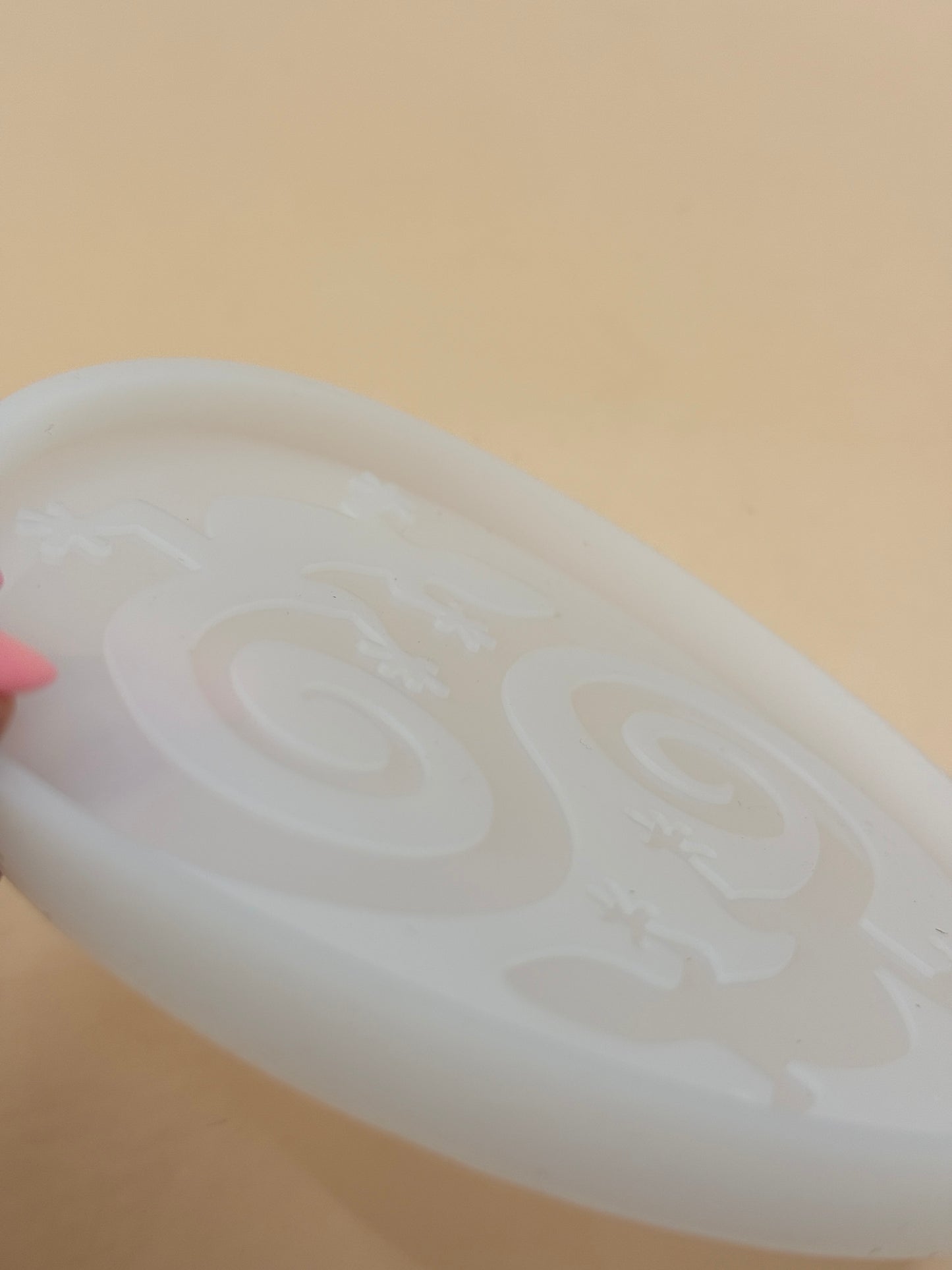 Silicone Gecko Resin Mold – Round Coaster