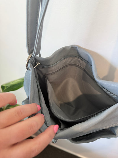 Grey Crossbody Shoulder Bag Medium