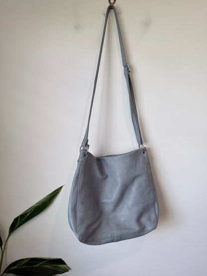 Grey Crossbody Shoulder Bag Medium