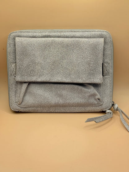 Grey Textured 12” Zip-Around Tablet / Laptop Sleeve Case