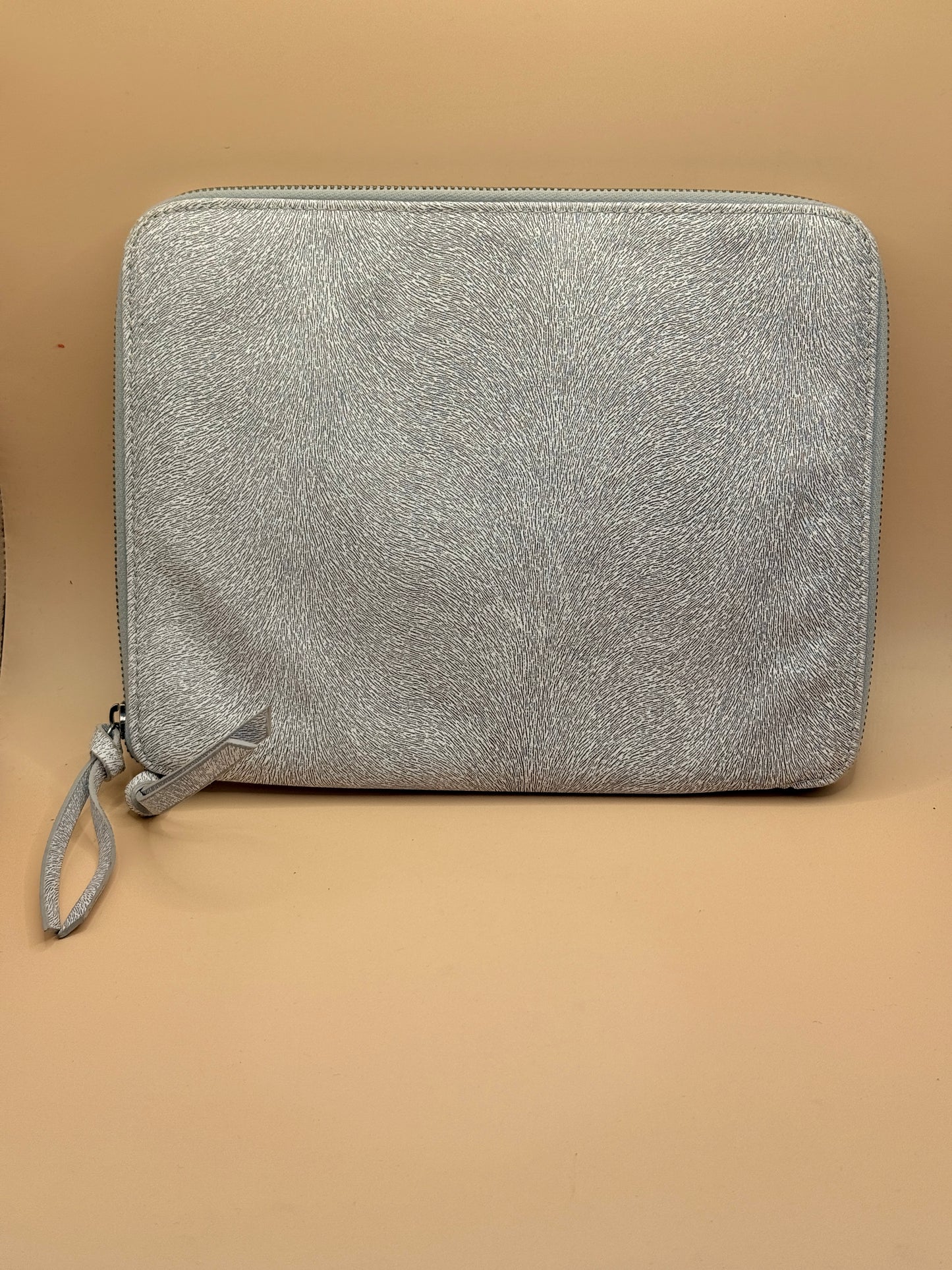 Grey Textured 12” Zip-Around Tablet / Laptop Sleeve Case
