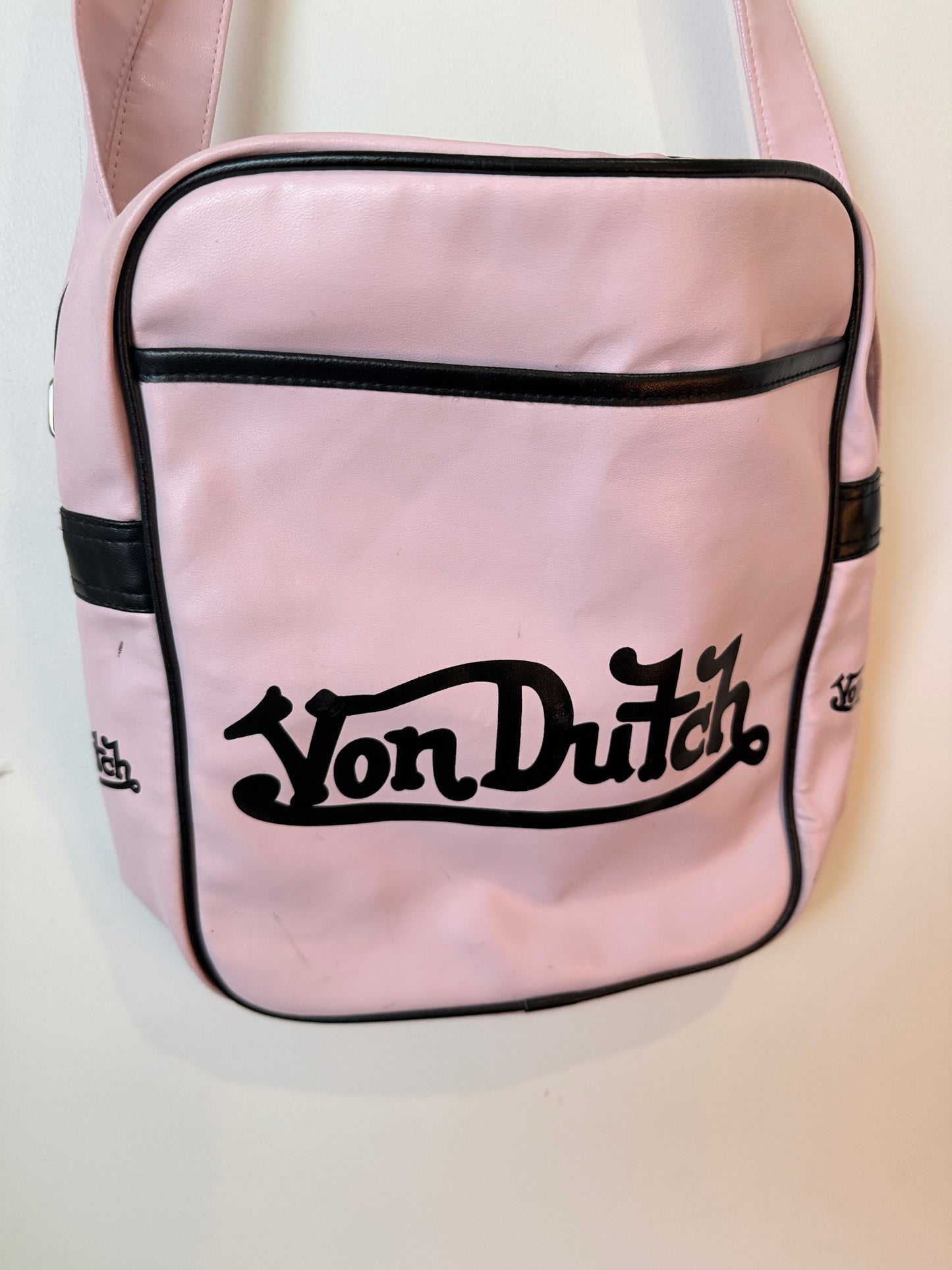 Y2k Retro Von Dutch Pink Crossbody Shoulder Bag