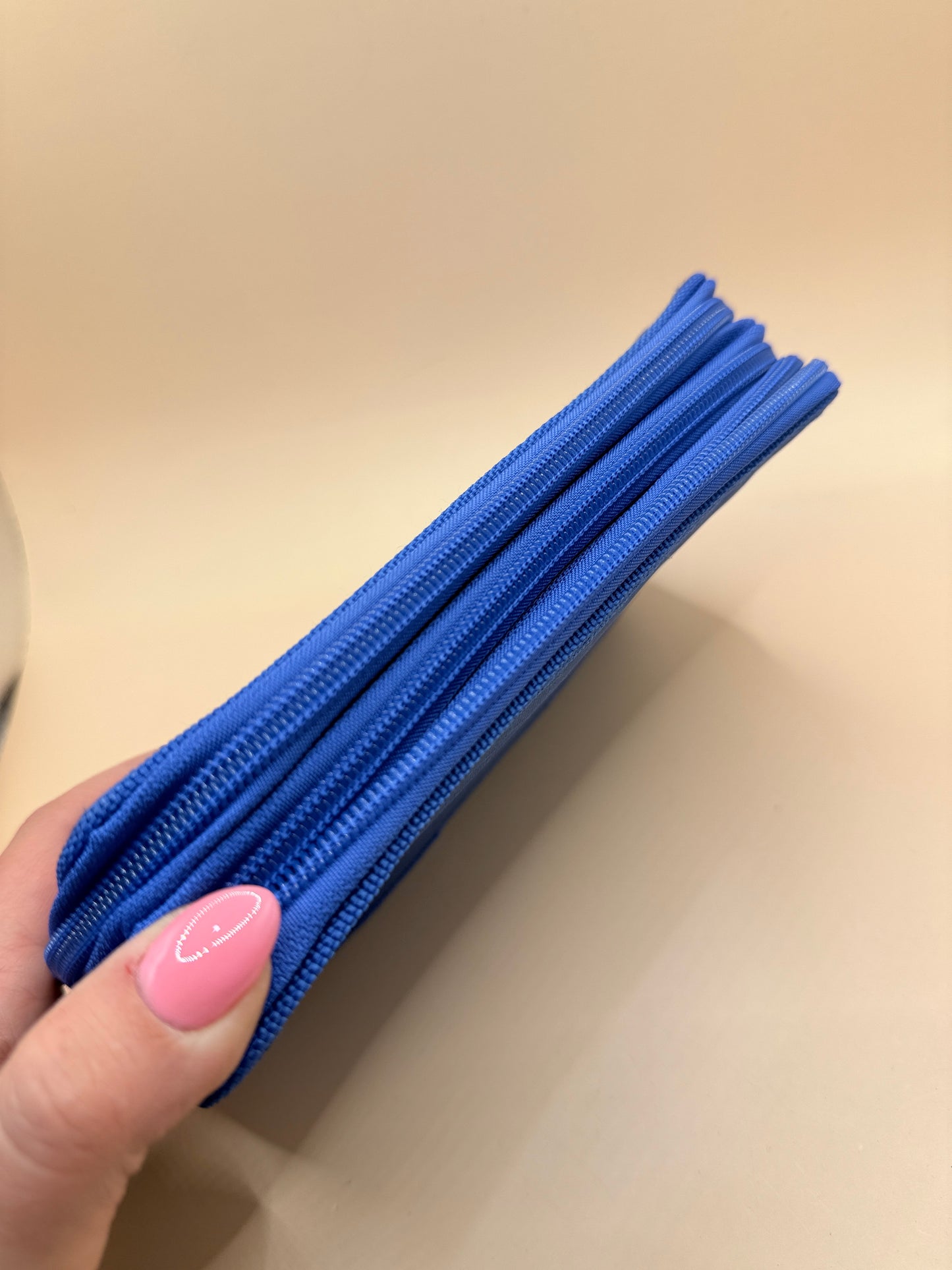Blue Multi-Zip Pencil Case Organiser – Storage Wallet