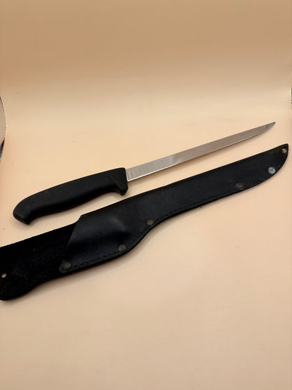 Frosts Mora Fillet Knife High Carbon Fishing Knife with Leather Sheath