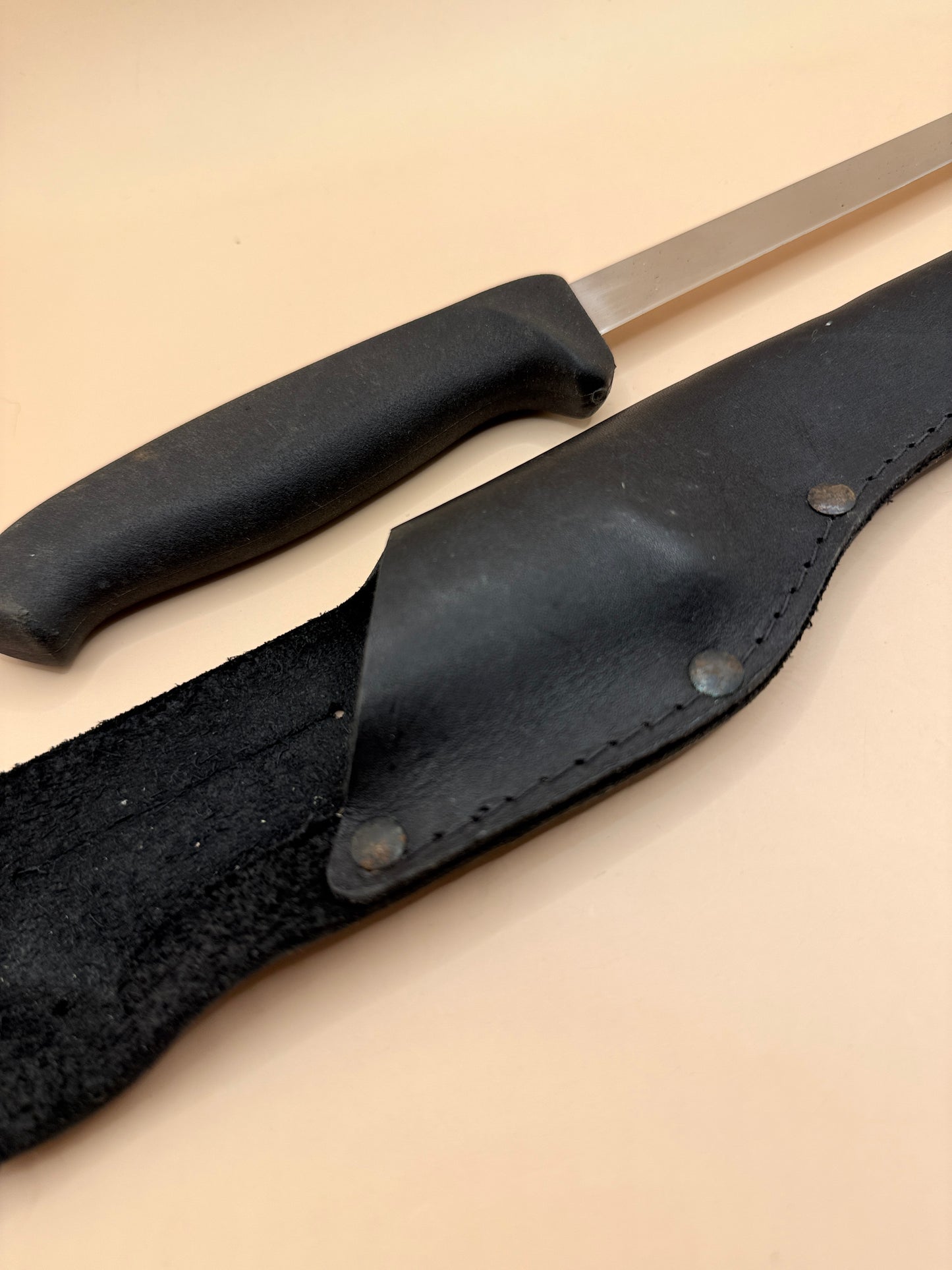 Frosts Mora Fillet Knife High Carbon Fishing Knife with Leather Sheath