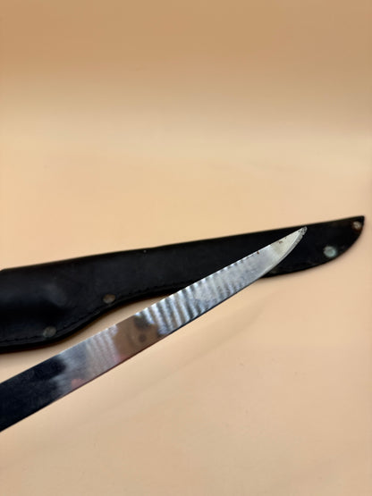 Frosts Mora Fillet Knife High Carbon Fishing Knife with Leather Sheath