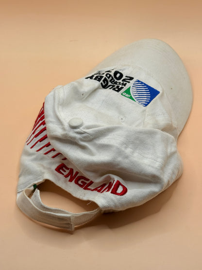 IRB Rugby World Cup 2011 England Supporter Cap Hat White Adjustable