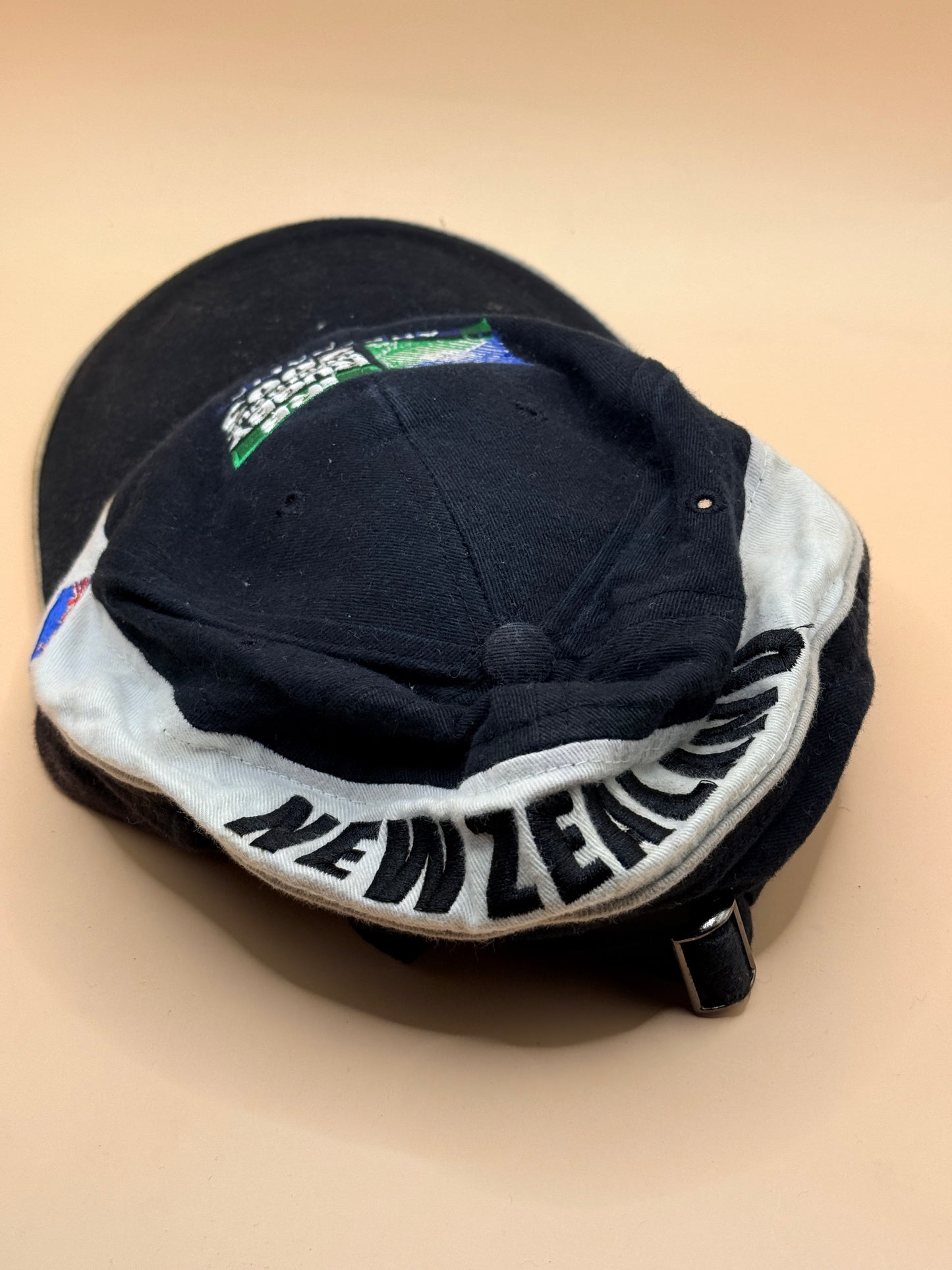 IRB Rugby World Cup 2003 New Zealand Supporter Cap Hat Black Adjustable