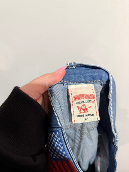 True Religion Distressed Denim Pants Size 32 | Waist 90cm