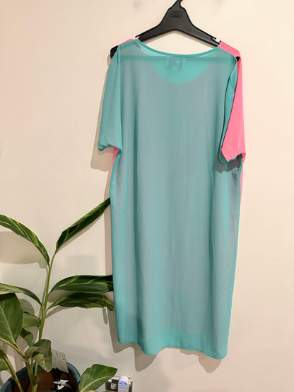 Charlo Colorblock Dress Size 14