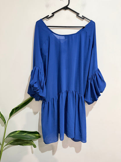 Pretty Basic By Augustine Faux-wrap Top Size M/L