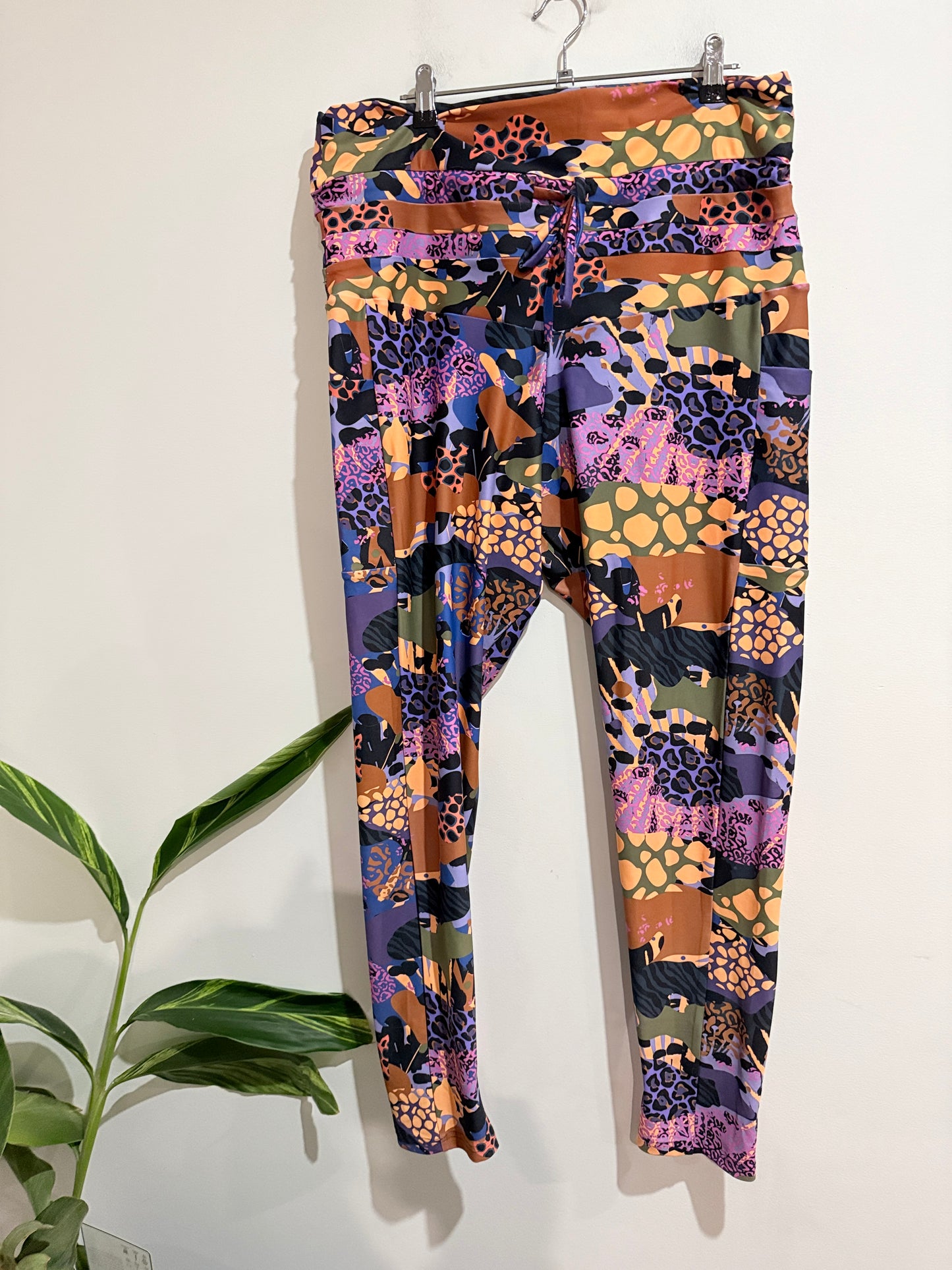 Excotice Multicolor High-waisted Leggings Size Xx-large