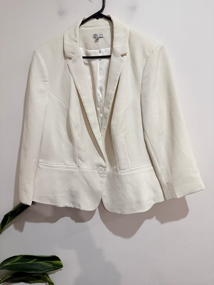 City Chic Classic Suit Blazer Size S