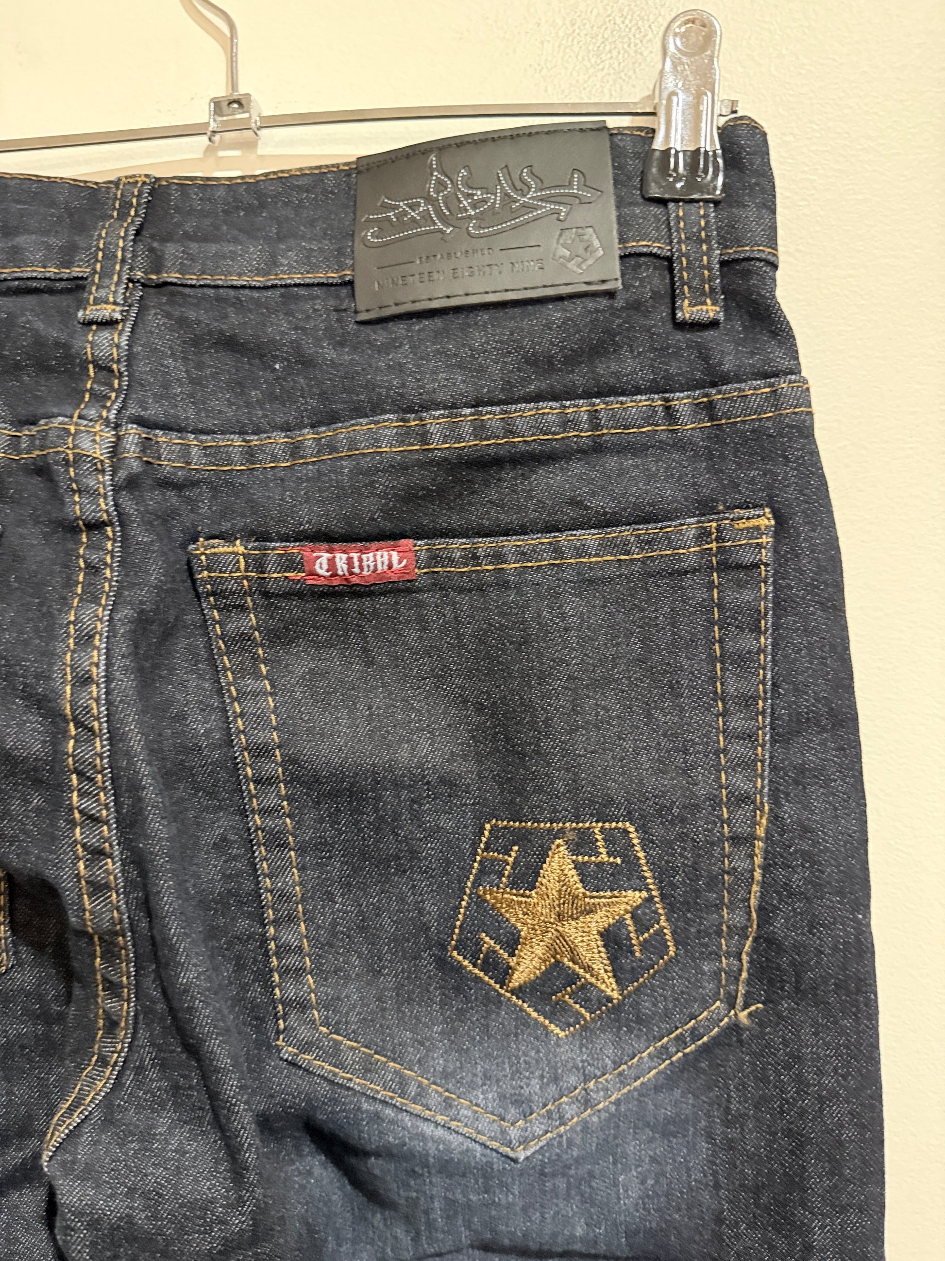 Tribal Men's Skinny Jeans Size 29 | Waist 74cm