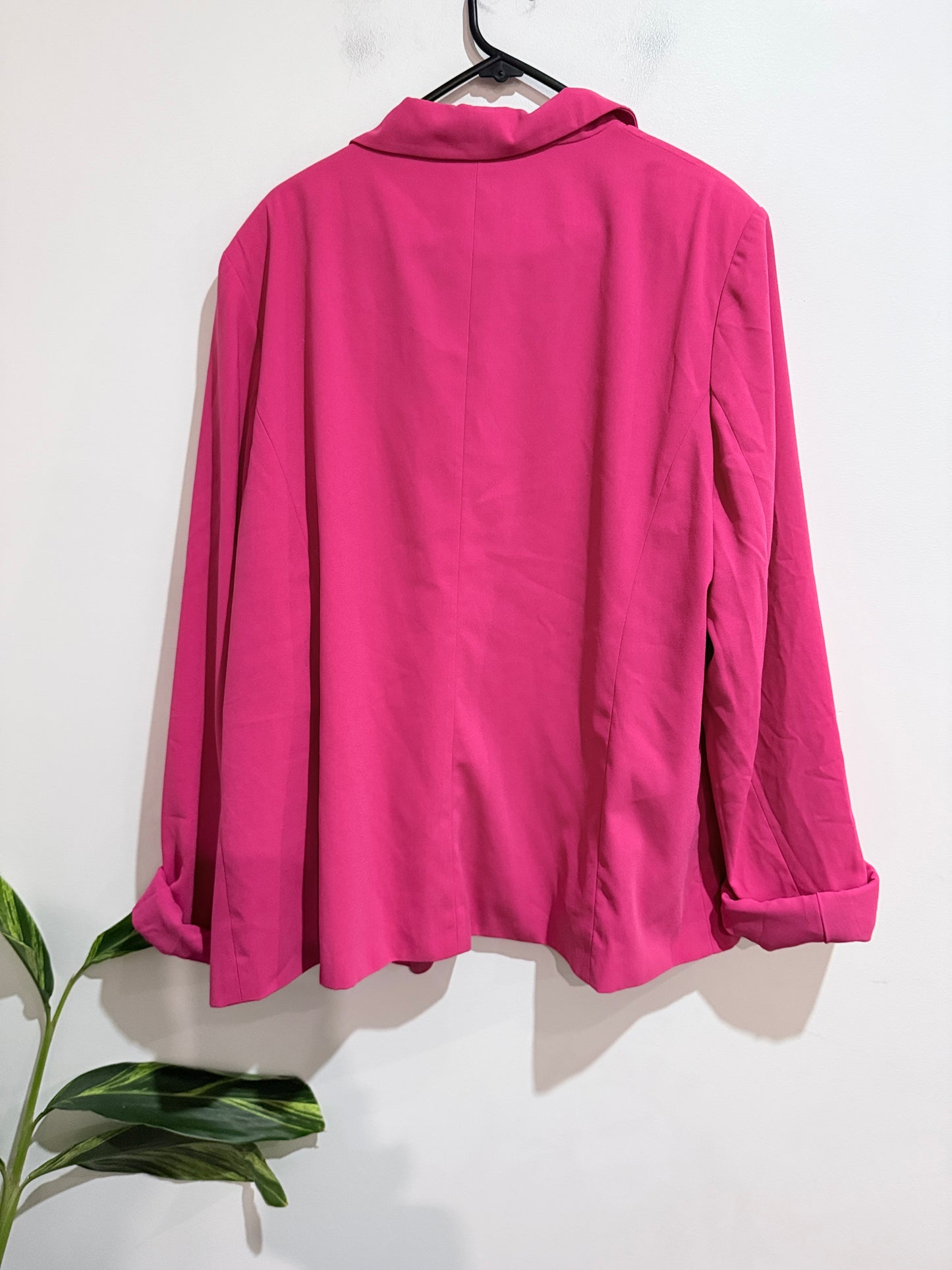 Iconic Curves Open-front Blazer Jacket Size 24