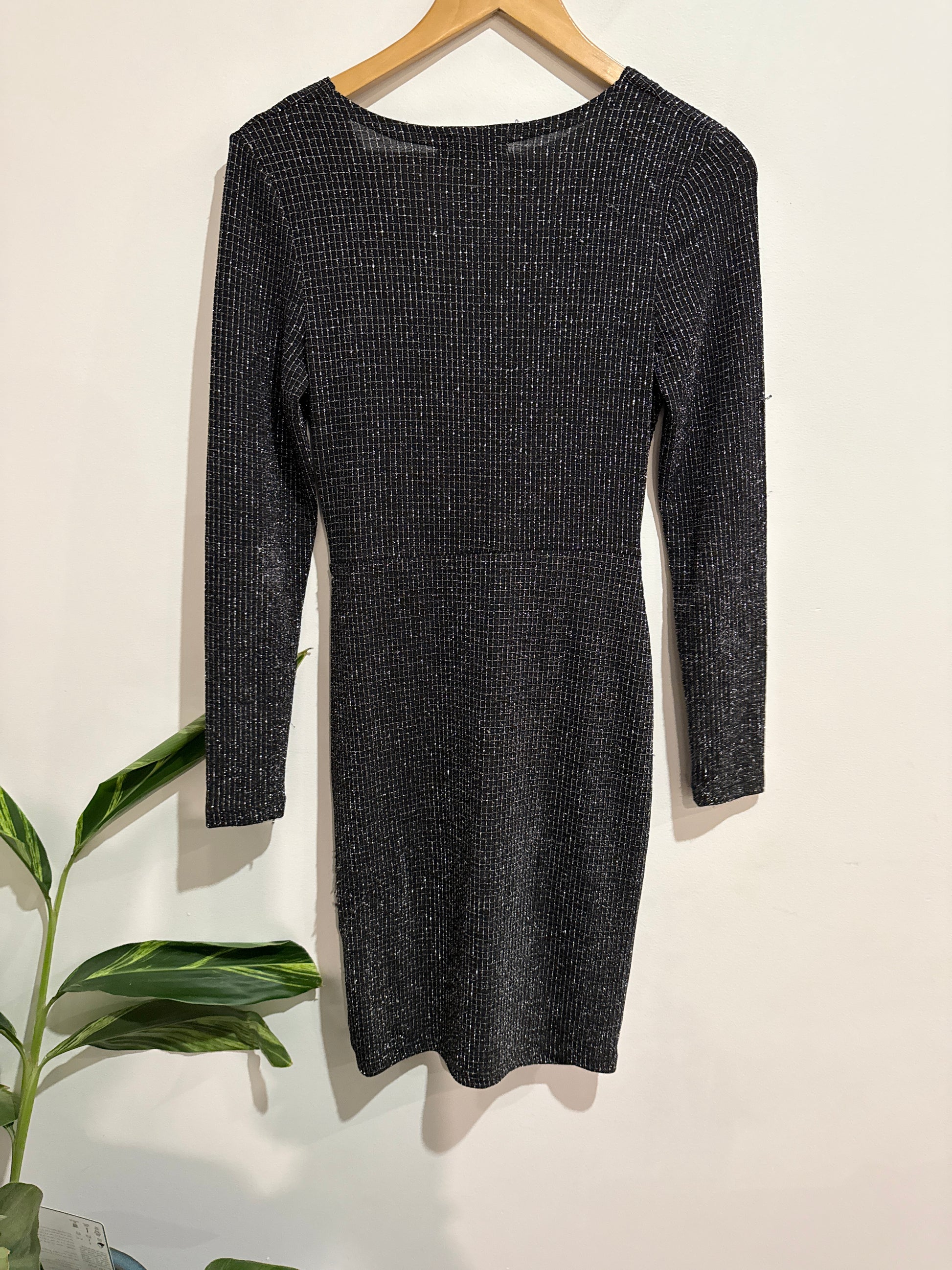 Mirrou Sparkled Wrap Dress Size S